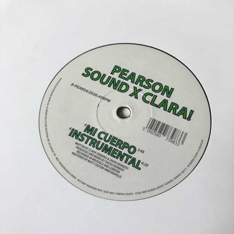 Pearson Sound X Clara! ‎– Mi Cuerpo 10"