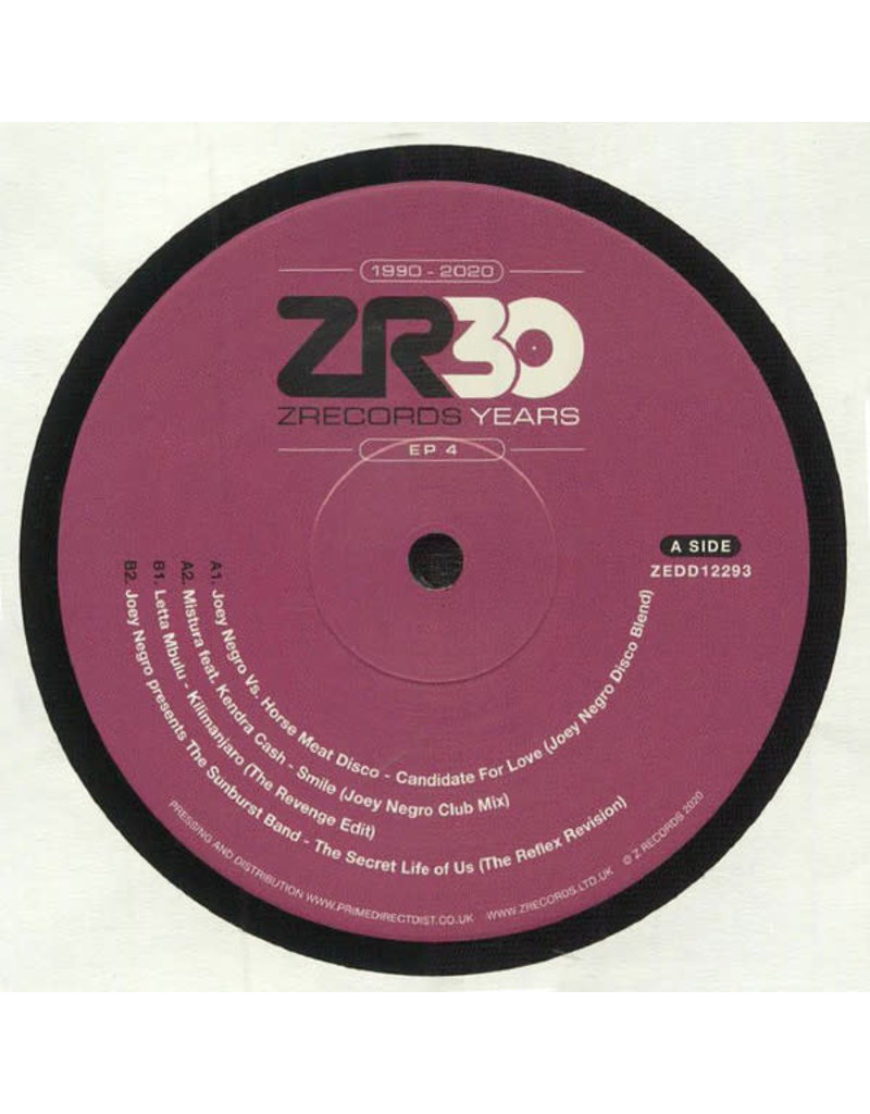 Various - 30 Years Of Z Records EP 4 12" (2020)