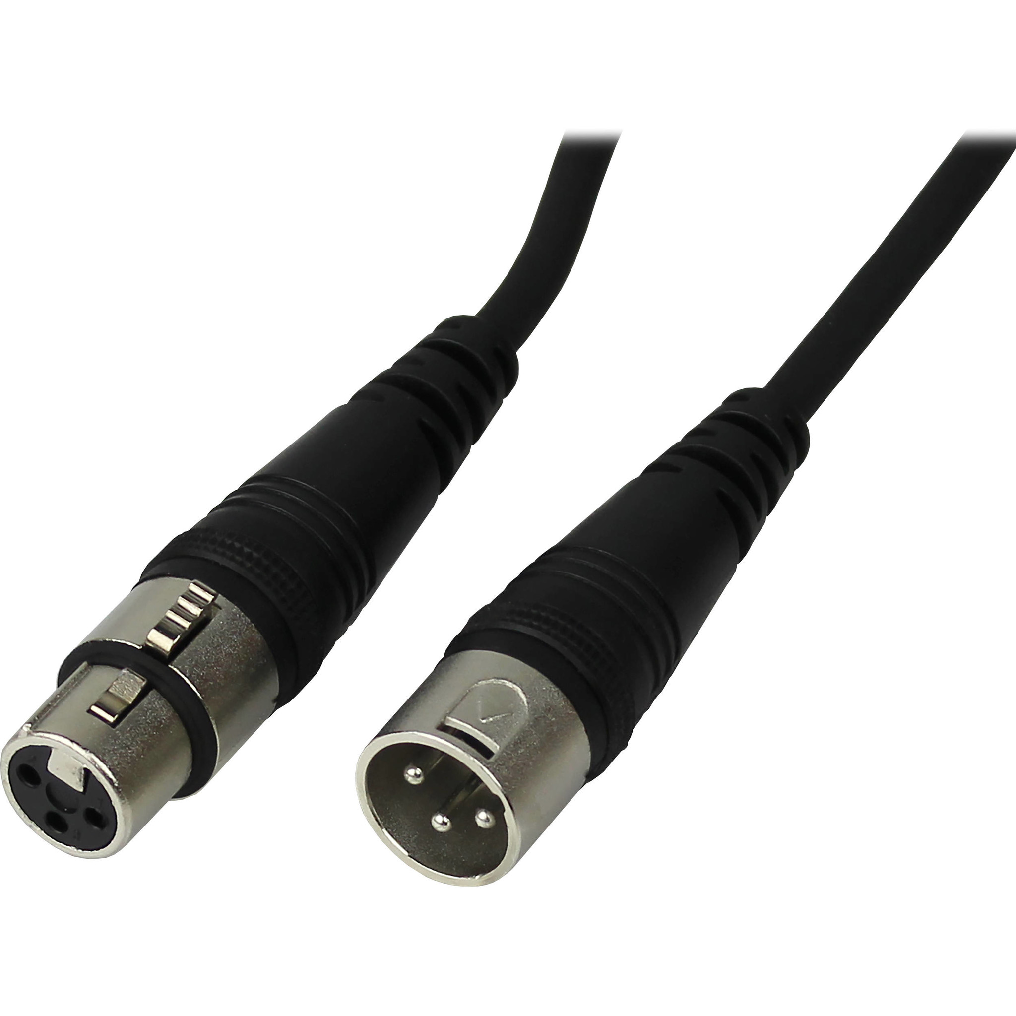 ETC XLR 3P Male to XLR Female Audio Cable (6ft.)