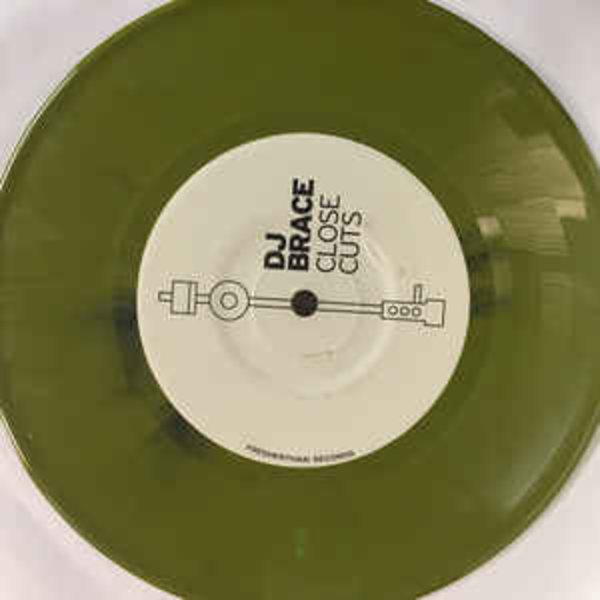 BB DJ Brace - Close Cuts 7" (2017), Olive Green Marble Vinyl