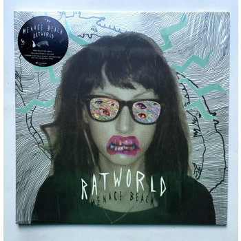 Menace Beach - Ratworld LP (2015), Clear With Green Splatter