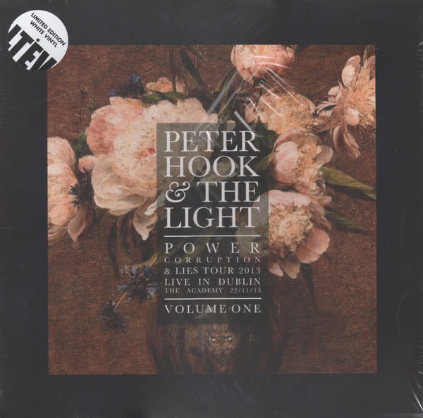 RK Peter Hook & The Light – Power, Corruption & Lies Tour 2013 Live In Dublin The Academy 22/11/13 Volume One , RSD2017 Limited Edition, White