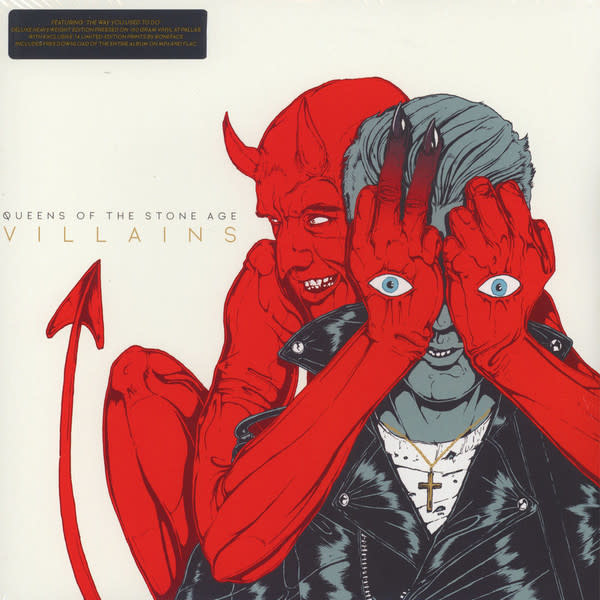 Queens Of The Stone Age - Villains 2LP (2017), Single Sided, Etched, 180g, Deluxe Edition