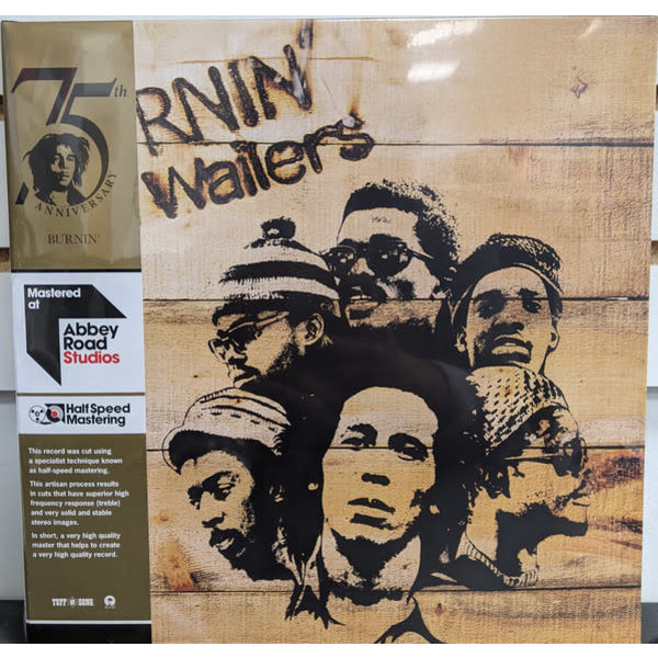 Bob Marley & The Wailers - Burnin' LP, 2020 Reissue, Half Speed Mastering