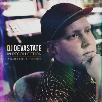 DJ Devastate - In Recollection (A Dual Label Anthology) LP (2018), Purple/Mustard Swirl