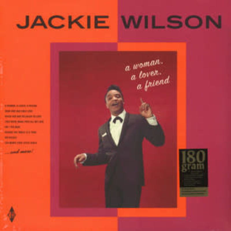 Jackie Wilson - A Woman, A Lover, A Friend LP (2016 Reissue), Limited Edition, 180g
