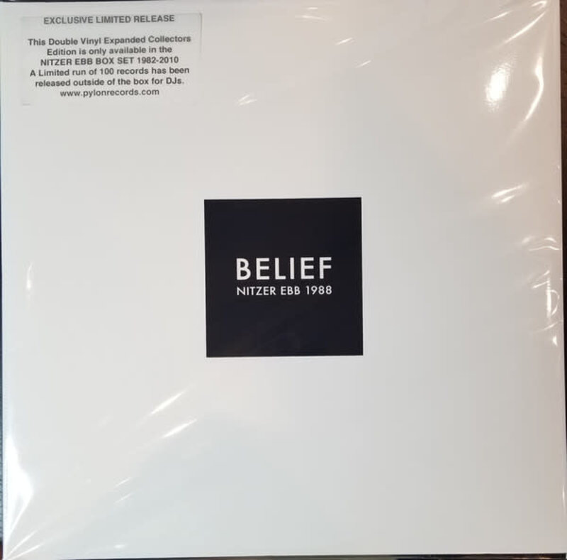 EL Nitzer Ebb ‎– Belief 2LP [RSD2019] Reissue, Limited Edition (White Labelling Sticker)