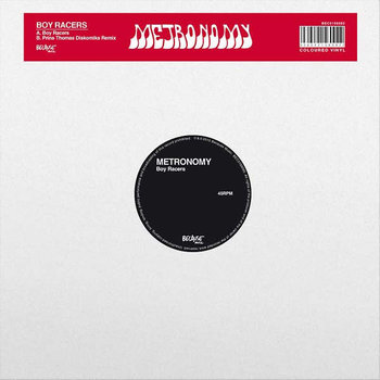 EL Metronomy - Boy Racers 12" (2015), Red Vinyl