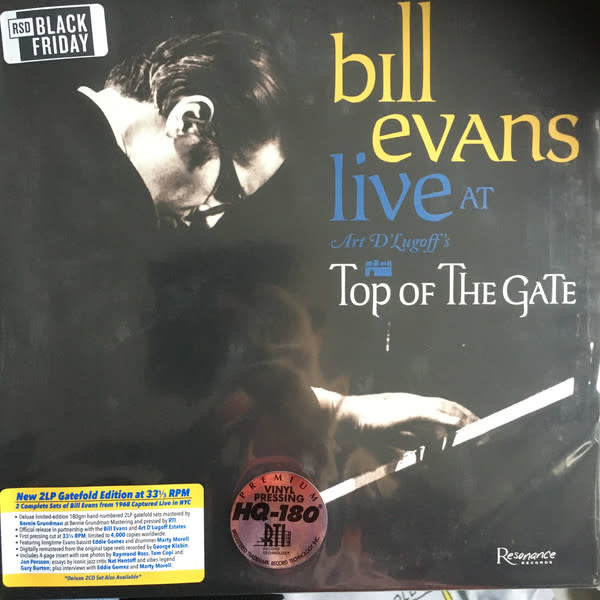 Bill Evans - Live At Art D'Lugoff's Top Of The Gate 2LP [RSDBF2019]