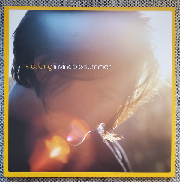 k.d. lang (Kathryn Dawn Lang) – Invincible Summer LP (2021), 20th Anniversary, Limited Edition, Reissue, Yellow/Orange Swirl