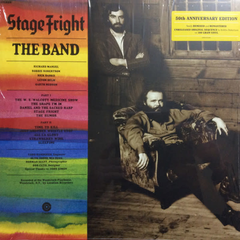 The Band ‎– Stage Fright LP (2021 Reissue), 180g, Remixed, 50th Anniversary