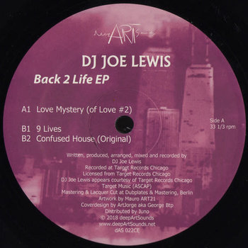 HS DJ JOE LEWIS - BACK 2 LIFE EP 12" [RSD2018]