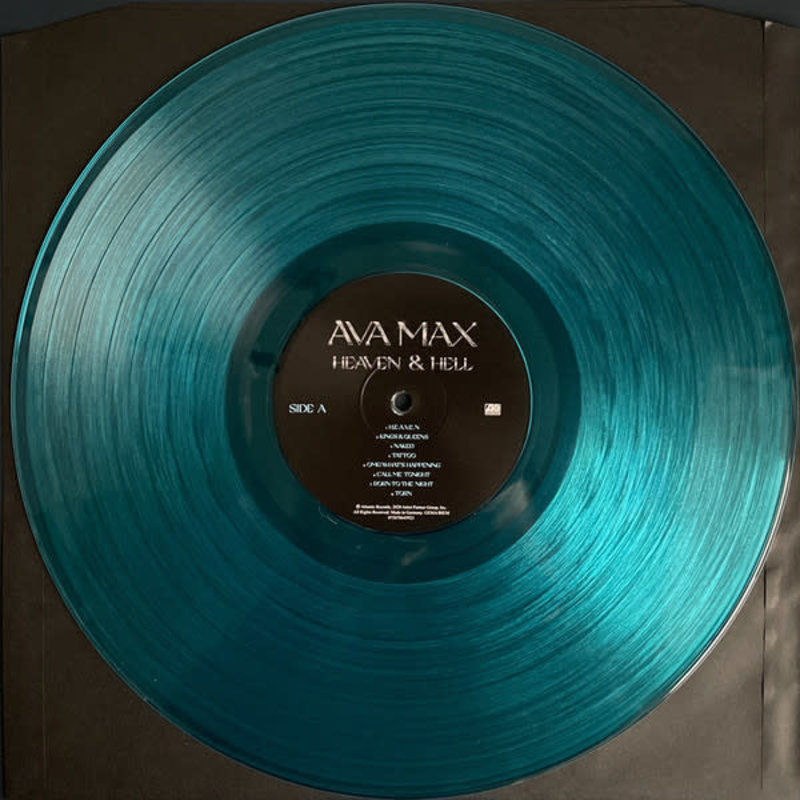 Ava Max ‎– Heaven & Hell LP (2020), Limited Edition, Blue [Transparent Curacao]