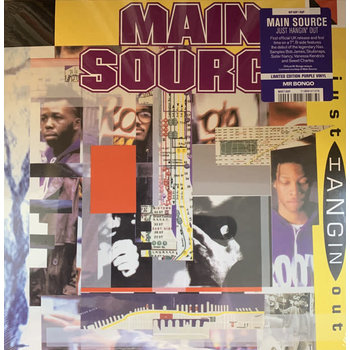 Main Source - Just Hangin' Out 7" (2021), Limited Purple Vinyl, Mr Bongo