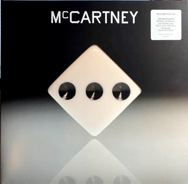 Paul McCartney - McCartney III LP (2020), Blue Spine Gatefold
