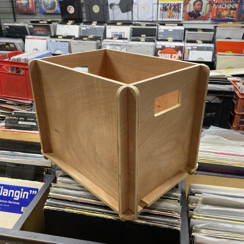 DIY (Self- Assembly) Plywood LP Vinyl Record Crate/Storage