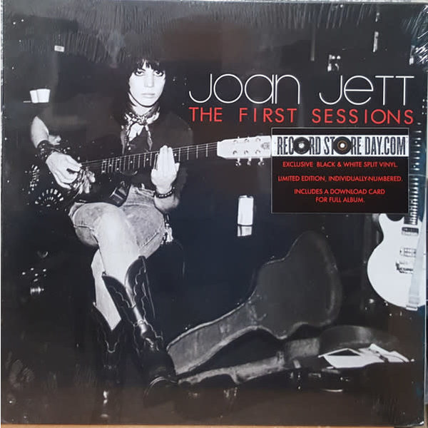 RK Joan Jett - The First Sessions 12" (2015), Black and White Split