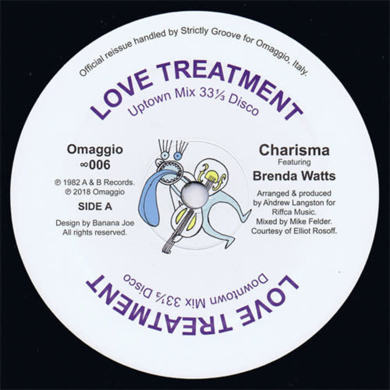 DC Charisma Featuring Brenda Watts - Love Treatment 12" (2018)
