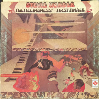 (VINTAGE) Stevie Wonder - Fulfillingness' First Finale LP [Cover:VG+,Disc:VG+] (1974, Canada), Gatefold