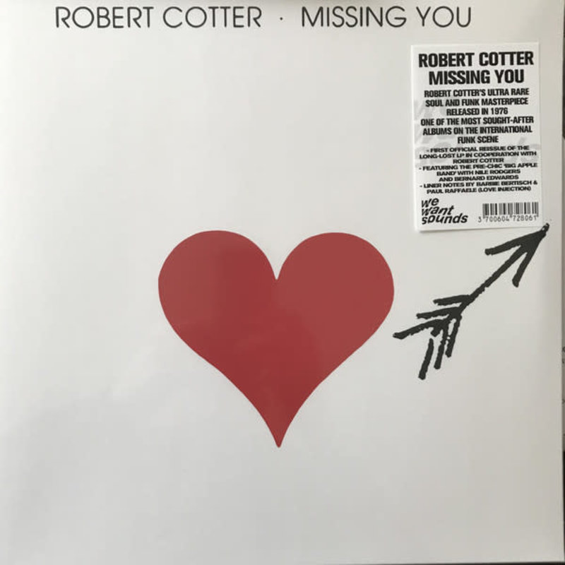 Robert Cotter - Missing You LP (2021 Reissue)
