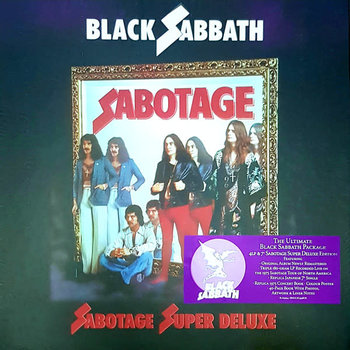 Black Sabbath - Sabotage 4LP+7" BOX SET (2021), Super Deluxe Edition