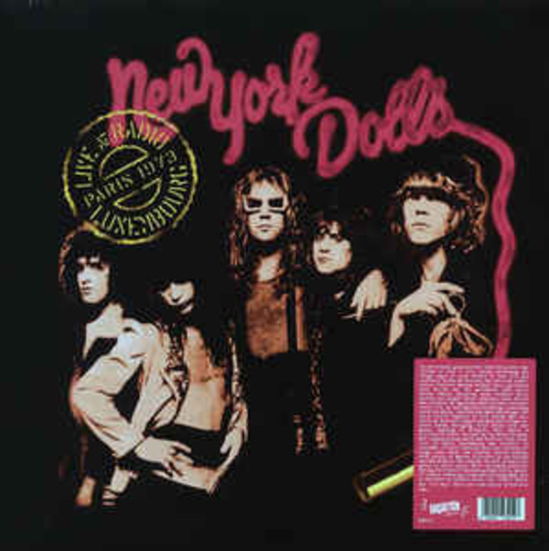New York Dolls - Live At Radio Luxembourg Paris France December 1973 LP (2021 Reissue)