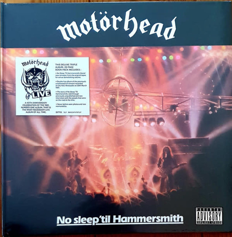 Motörhead - No sleep 'til Hammersmith 3LP (2021 Reissue),Deluxe Edition