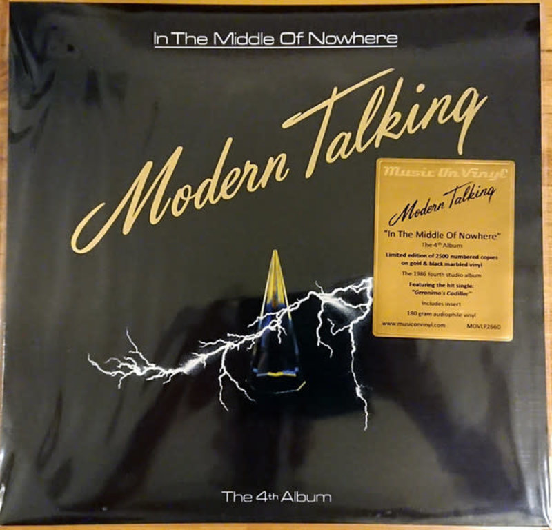 Modern Talking - In The Middle Of Nowhere LP (2021 Music On Vinyl Reissue), Gold and Black Marbled Vinyl, 180g