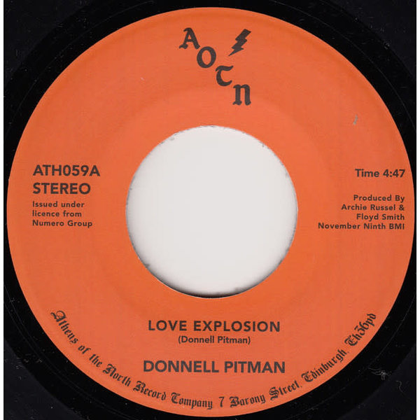 Donnell Pitman – Love Explosion / Your Love Is Dynamite 7"