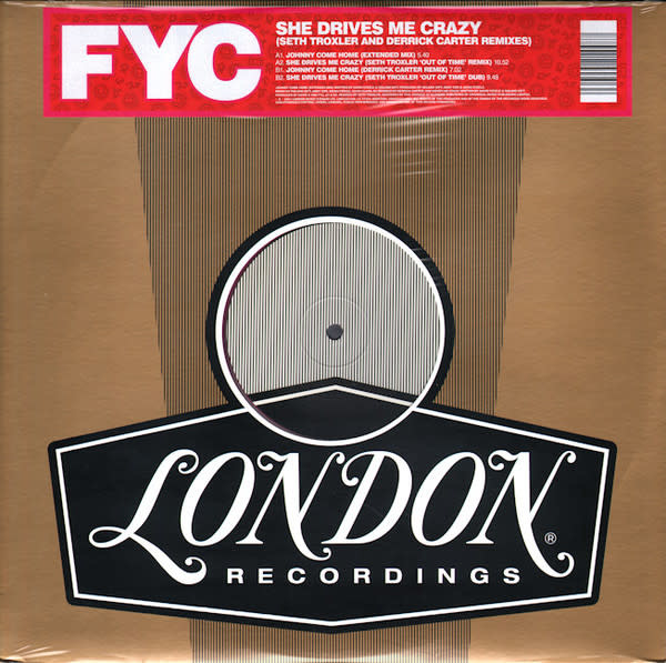 Fine Young Cannibals – She Drives Me Crazy (Seth Troxler And Derrick Carter Remixes) 12"