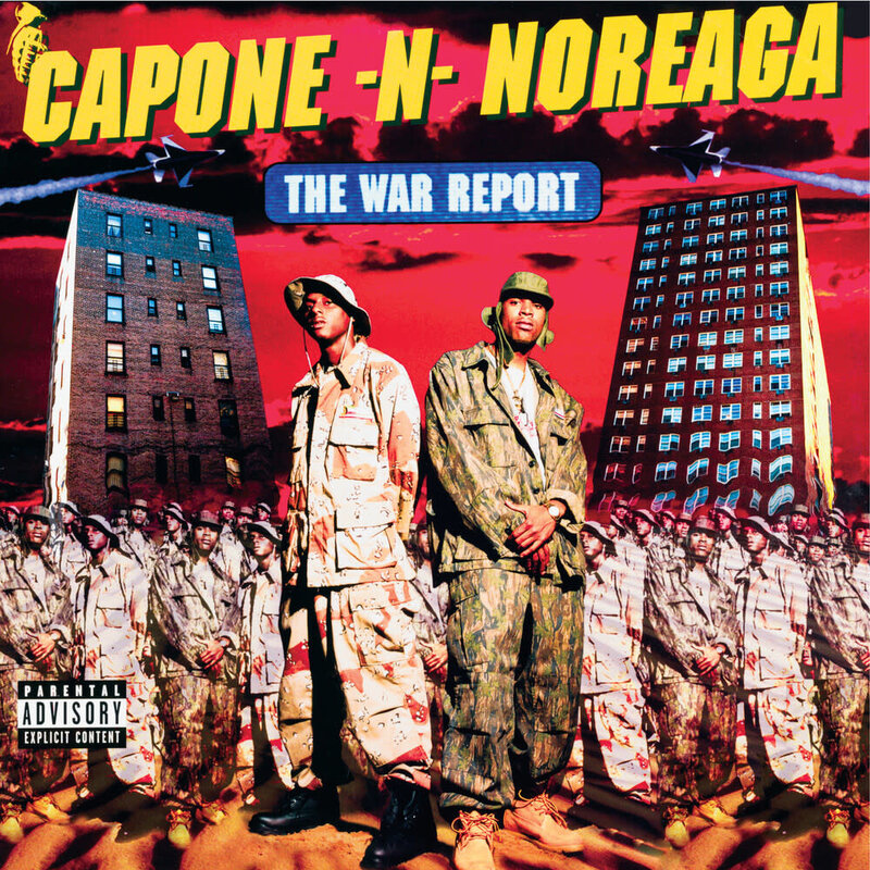 Capone-N-Noreaga - The War Report 2LP (2021), Clear Vinyl with Red & Blue Splatter Vinyl