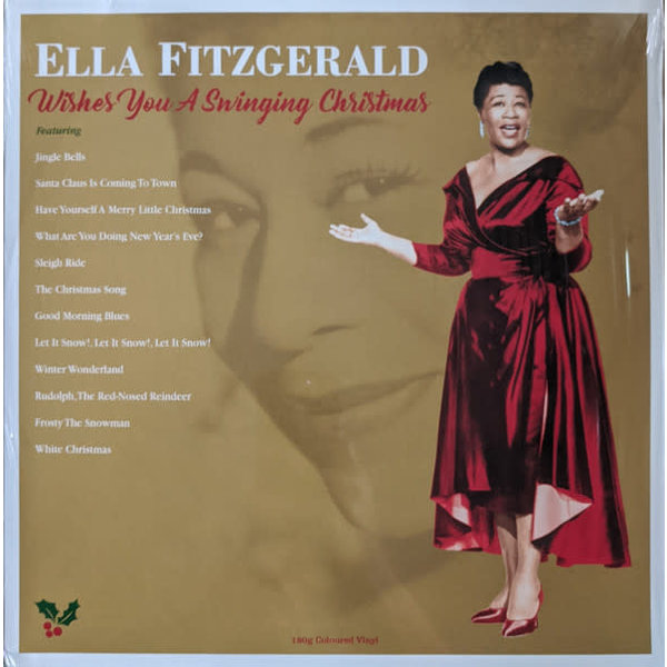 Ella Fitzgerald - Wishes You A Swinging Christmas LP (2021 Reissue), Gold vinyl. 180g