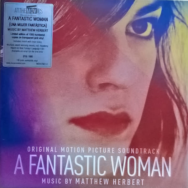Matthew Herbert - A Fantastic Woman OST 2LP (2021 Music On Vinyl Reissue), Limited 1000, Numbered, Transparent Pink,180g