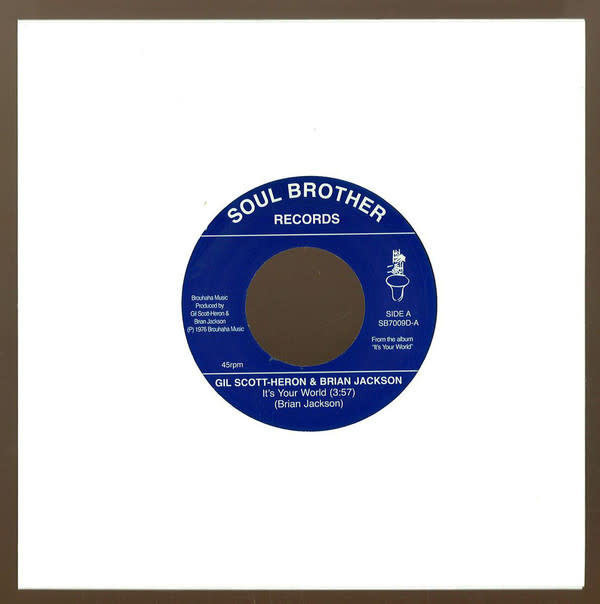 Gil Scott-Heron & Brian Jackson – It's Your World 7"