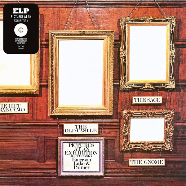Emerson Lake & Palmer - Pictures At An Exhibition LP (2021 Reissue), White Vinyl, 50th Anniversary
