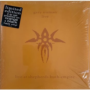 Gary Numan - Live At Shepherds Bush Empire 2LP (2021), Orange & black haze, 180g