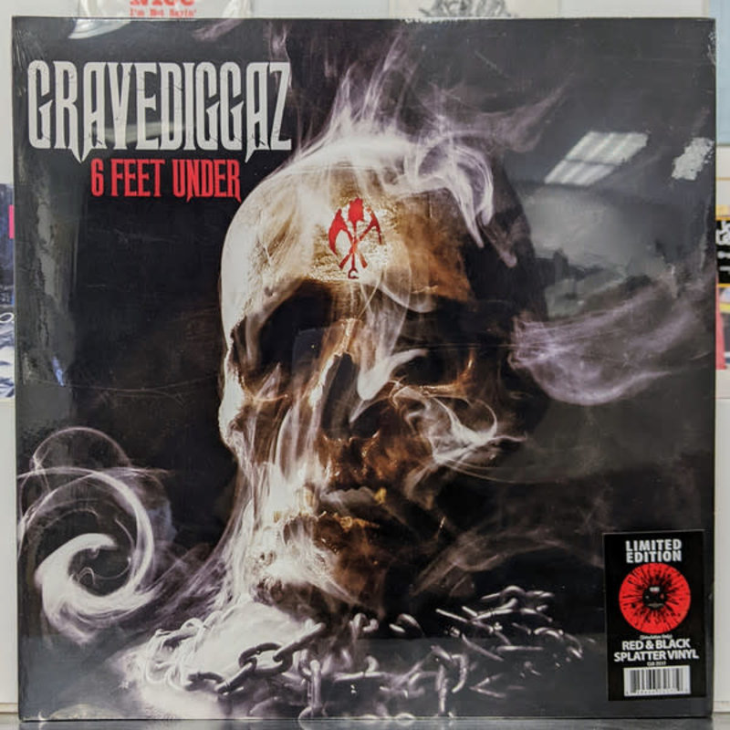 Gravediggaz - 6 Feet Under LP (2021 Reissue), Red & Black Splatter