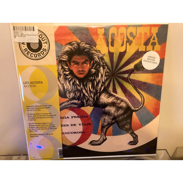 Leo Acosta - Acosta LP (2021 Reissue), Limited 500, Yellow Vinyl