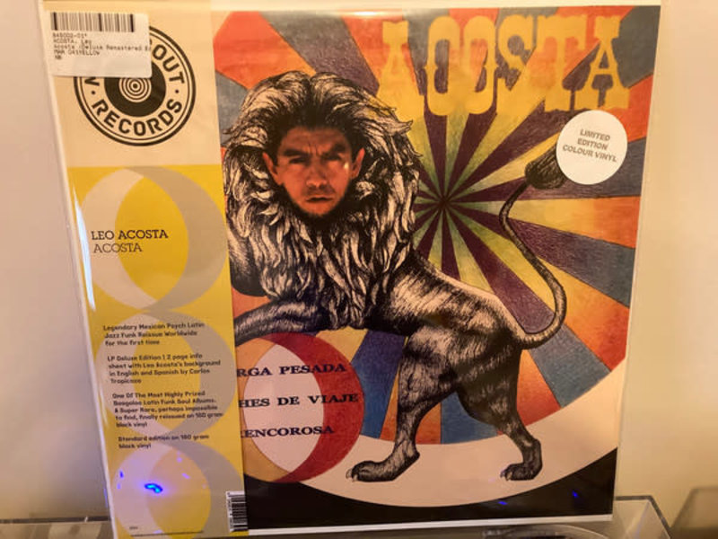 Leo Acosta - Acosta LP (2021 Reissue), Limited 500, Yellow Vinyl