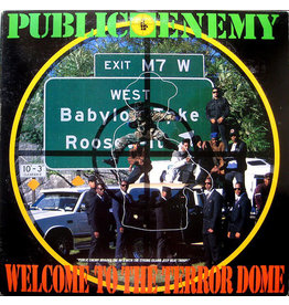 (VINTAGE) Public Enemy - Welcome To The Terrordome 12"[Cover:G,Disc:VG](1989,US)