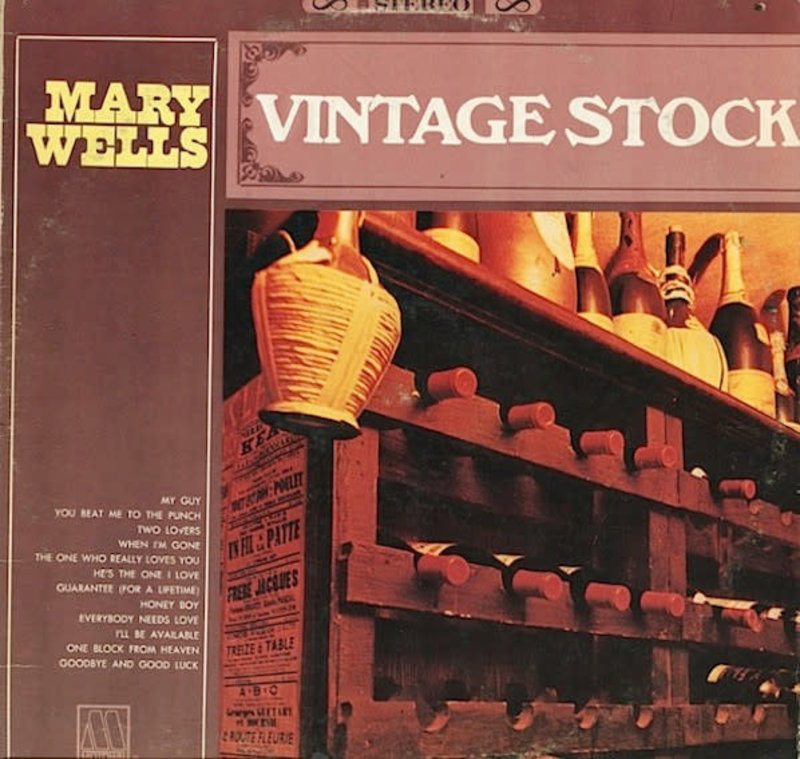 (VINTAGE) Mary Wells - Vintage Stock LP [Cover:VG+,Disc:VG](1966,US), Compilation