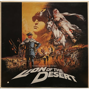 (VINTAGE) Maurice Jarre And The London Symphony Orchestra - Lion Of The Desert OST LP [SEALED MINT](1981,Canada), Corner Punched Hole Promo