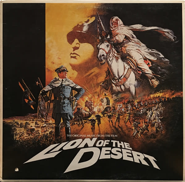 (VINTAGE) Maurice Jarre And The London Symphony Orchestra - Lion Of The Desert OST LP [SEALED MINT](1981,Canada), Corner Punched Hole Promo