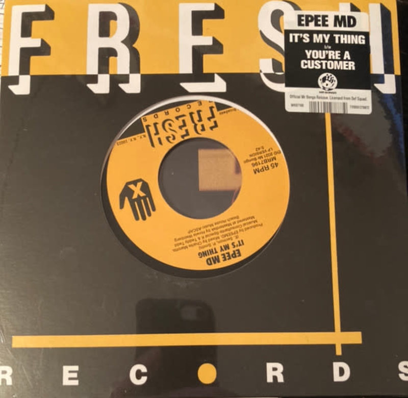 EPEE MD (EPMD) - It's My Thing 7" (2021 Mr Bongo Reissue)