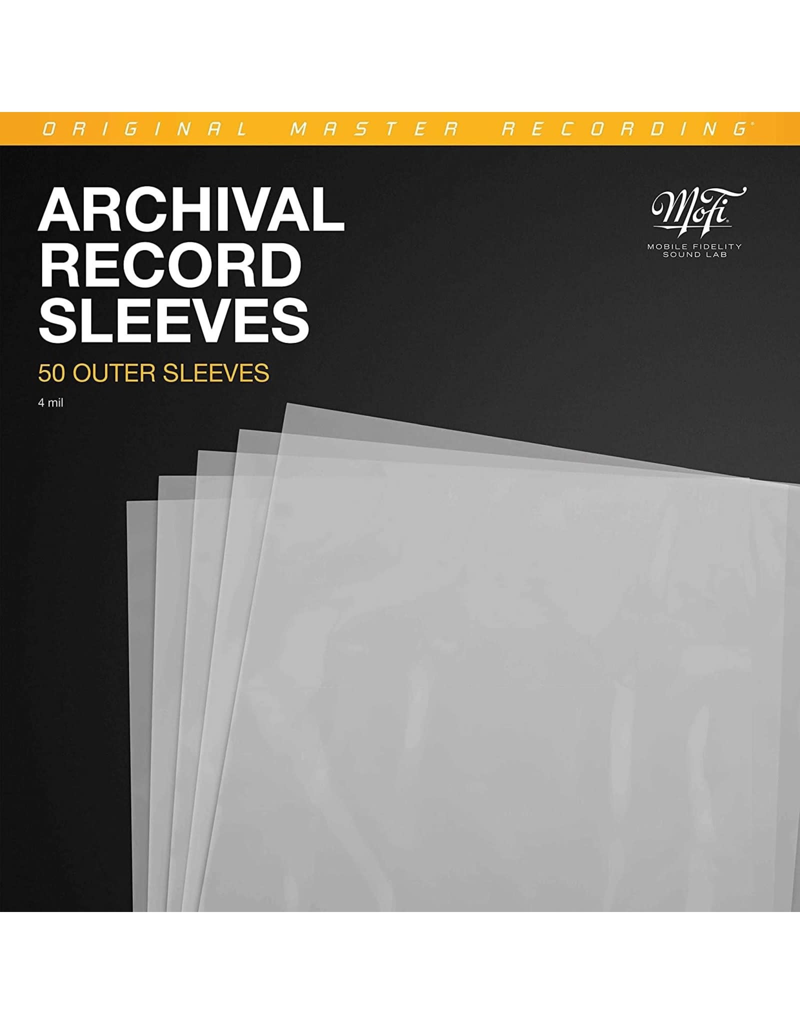 Mobile Fidelity (MoFi) Archival Outer Record Sleeves (4mil) - 50 Pack