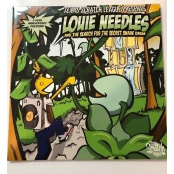 Texas Scratch League - Louie Needles and The Search For The Secret Snare Drum 12" (2017), Numbered, 5th Anniversary