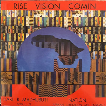 NATION Afrikan Liberation Art Ensemble Featuring Haki R. Madhubuti (Don L. Lee) - Rise Vision Comin LP (Reissue)