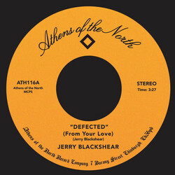 Jerry Blackshear - Defected 7" (2022 Athens Of The North Reissue)