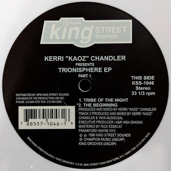 Kerri "Kaoz" Chandler* – Trionisphere EP (Part 1) (White Vinyl) 12"