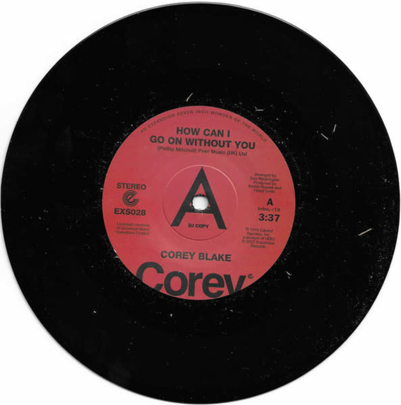 Corey Blake – How Can I Go On Without You / Your Love Is Like A Boomerang 7"
